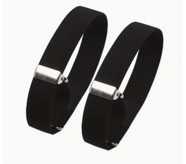 Sleeve Garter Armband  - Pair, Black