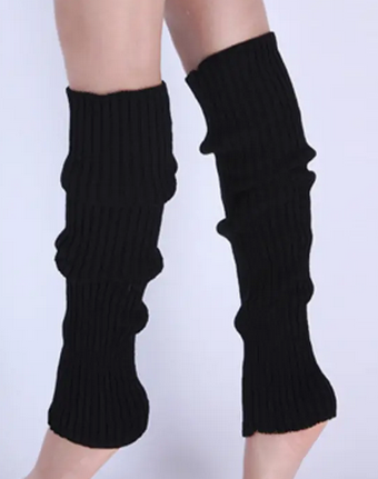 Leg Warmers, Black