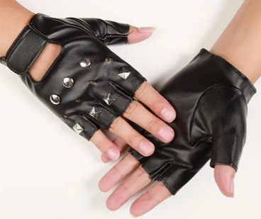 Studded  Biker Gloves