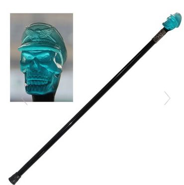 Walking Cane Flying Ace Skull