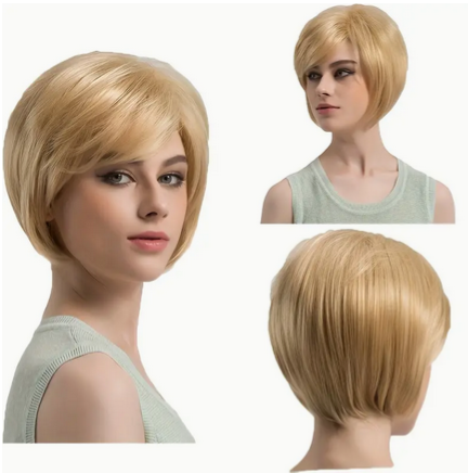 Wig Short Bob Blonde by Ronjo