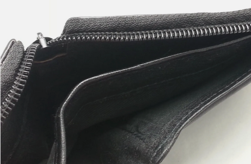 Wallet Bi Fold Zip Around Leather