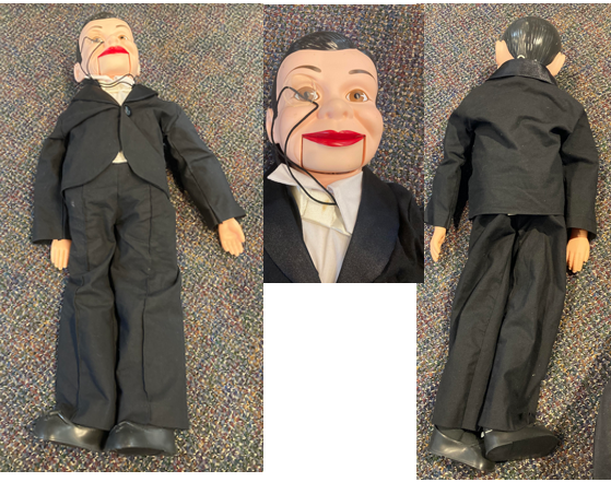 VINTAGE Charlie McCarthy 30 inch Ventriloquist Dummy by Goldberger EEGEE