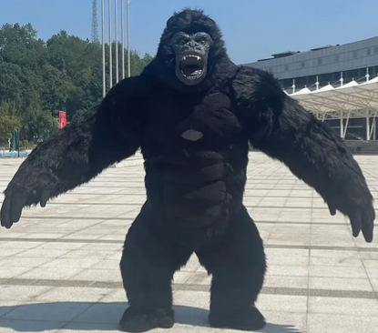 Inflatable Congo King Gorilla 8.5 Feet Tall by Ronjo