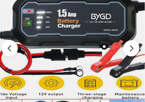 12V Smart Automatic Battery Charger Maintainer Motorcycle Car Trickle Float