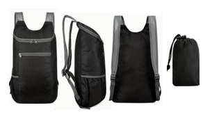 Nylon Backpack Black