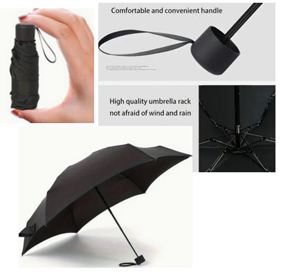 Umbrella Compact Black