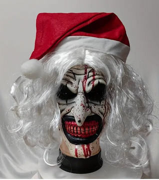 Mask Terrifying Clown Santa