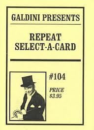 Repeat Select A Card by Galdini (M12)