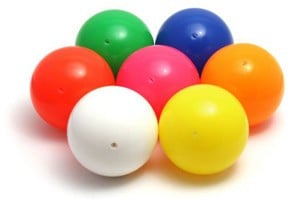 SIL-X Juggling Ball 3 Set, Red, Yellow and Blue - 78mm  (M5)