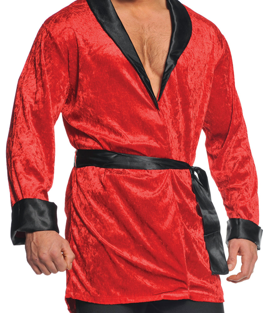 Red Smoking Jacket Adult Standard Size UW