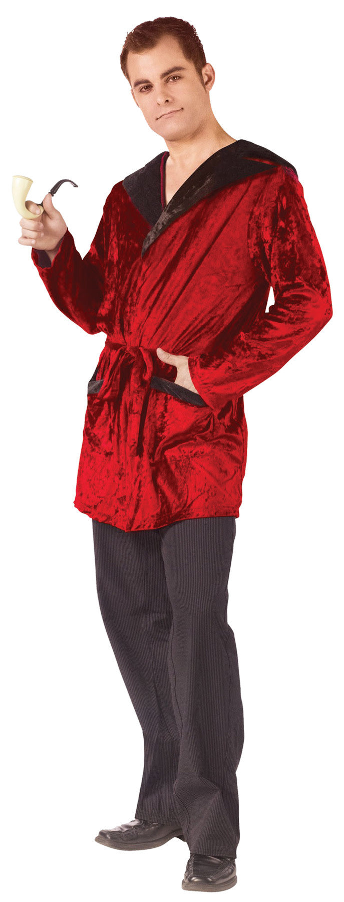 Red Smoking  Jacket Adult Standard Size FW