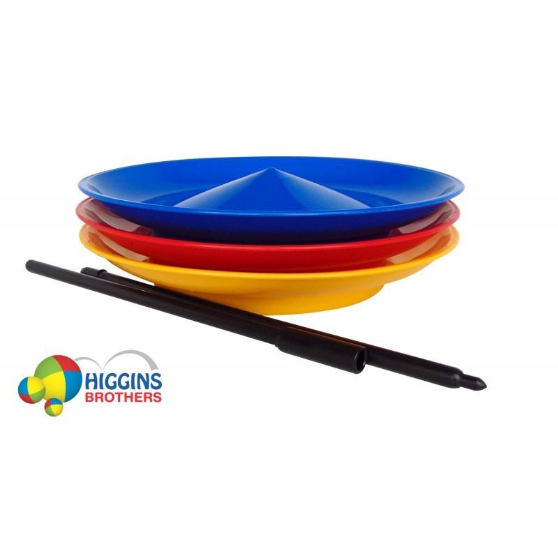 9 inch Spinning Plate, Blue - Higgins Bros