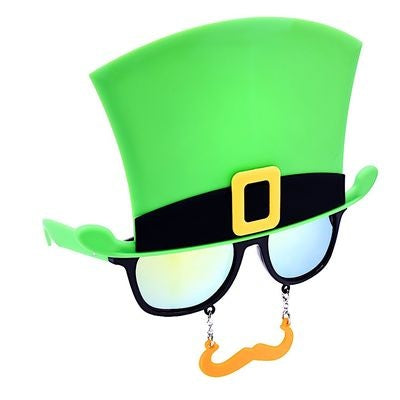 Sunglasses St. Patrick’s St. Day Green Top Hat Sunstaches