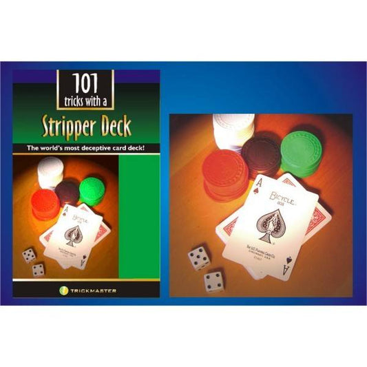 Stripper Deck w/Book Kit - Bicycle Poker by Trickmaster Magic