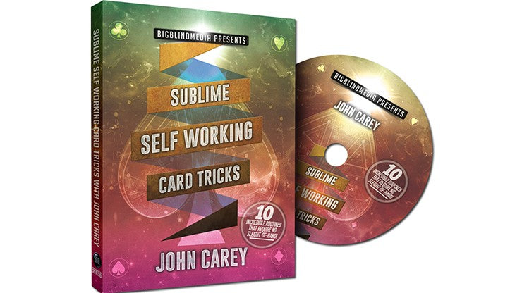 DVD  - Sublime Self Working Card Tricks by John Carey and Big Blind