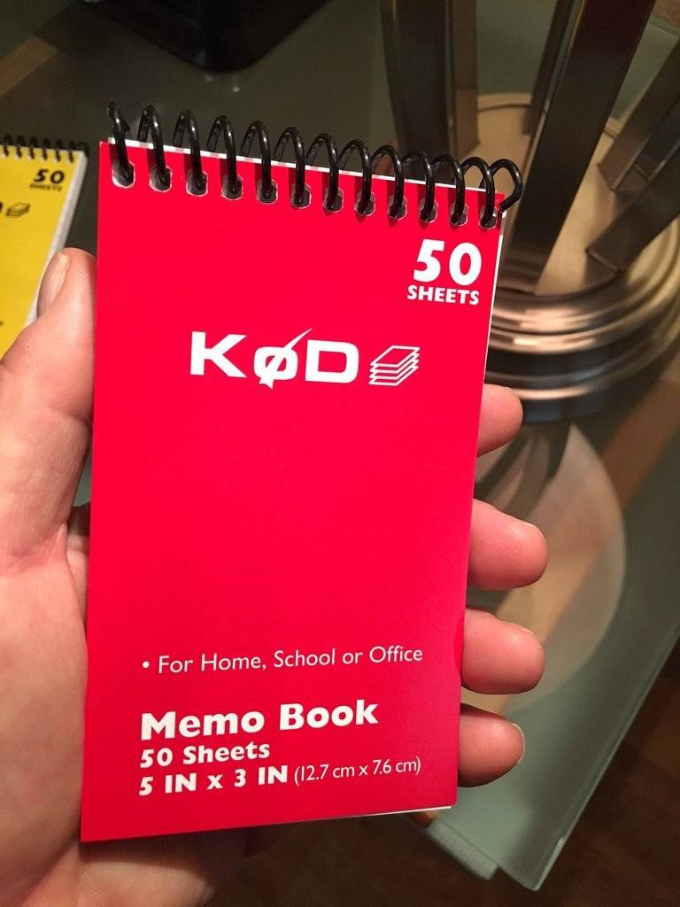 SvenPad® KøD Memo Pad, Single - Red by Brett Barry and Phoenix Mentalist