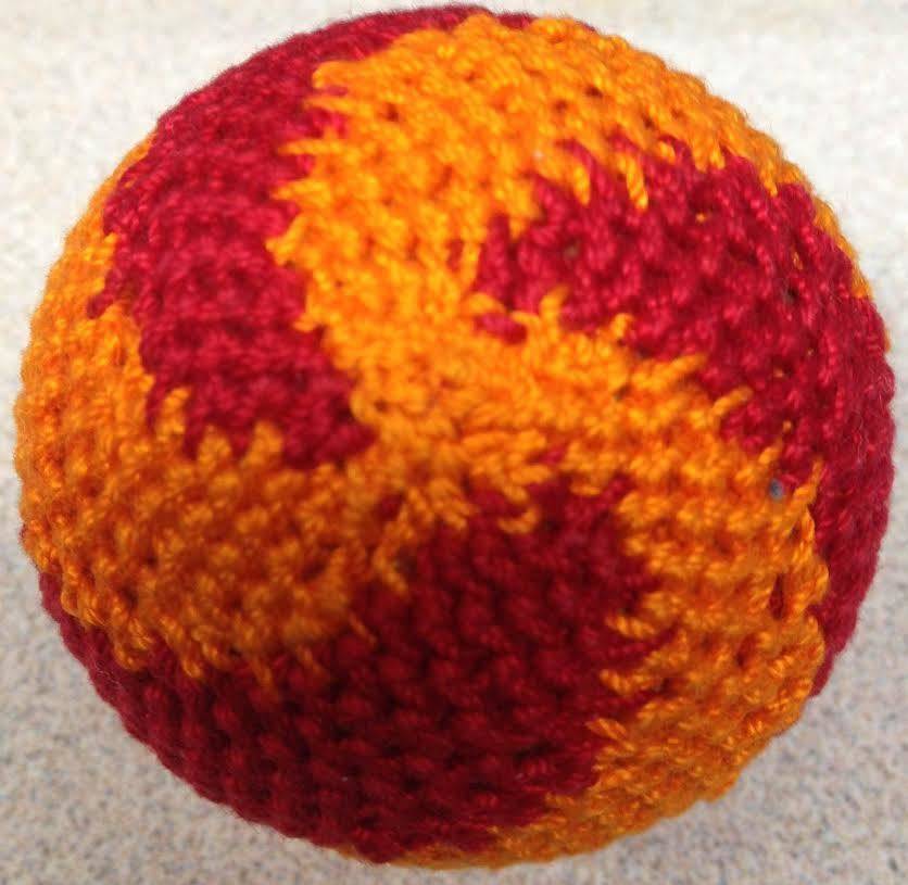 Load Ball, 2 inch - Swirl, Cork Orange/Red (M8)