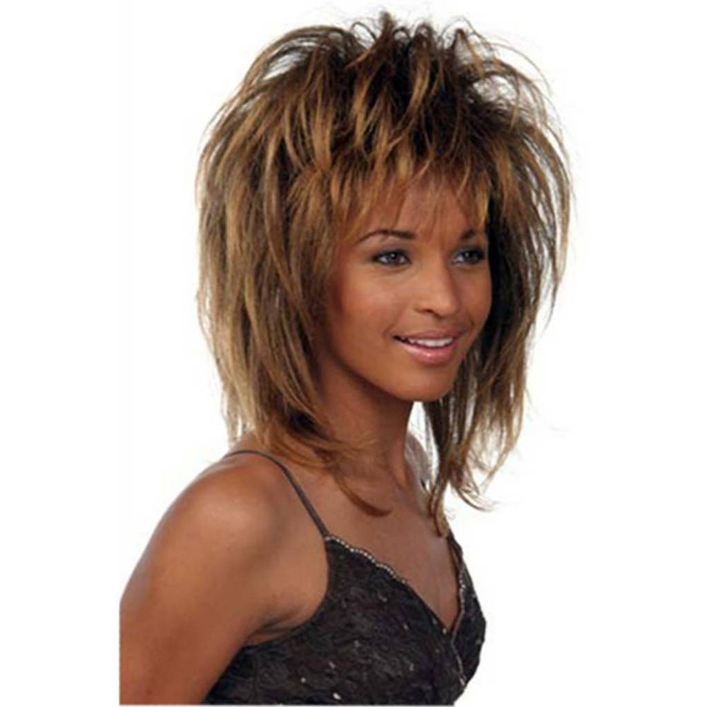 Tina, Deluxe, Brown Frosted Mix - Wig