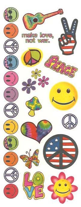 Hippie Style 1 Temporary Tattoos