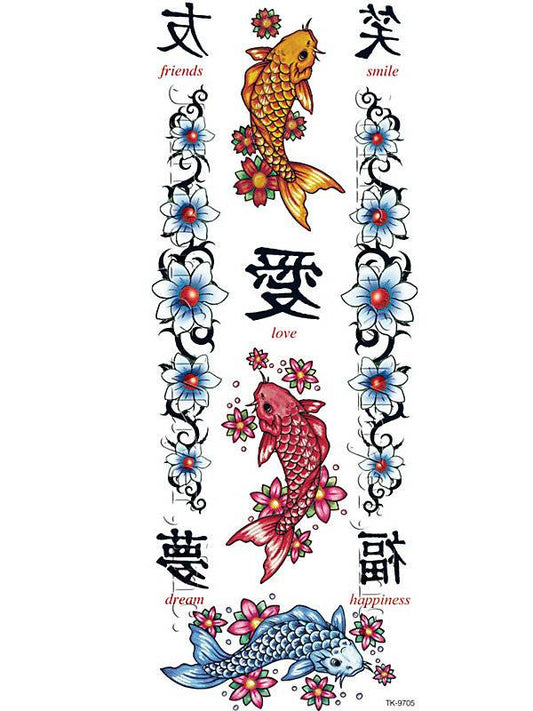 Koi Temporary Tattoos by Johnson And Mayer