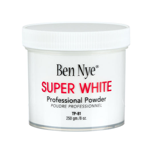 Super White Face Powder 0.9oz 25gm by Ben Nye