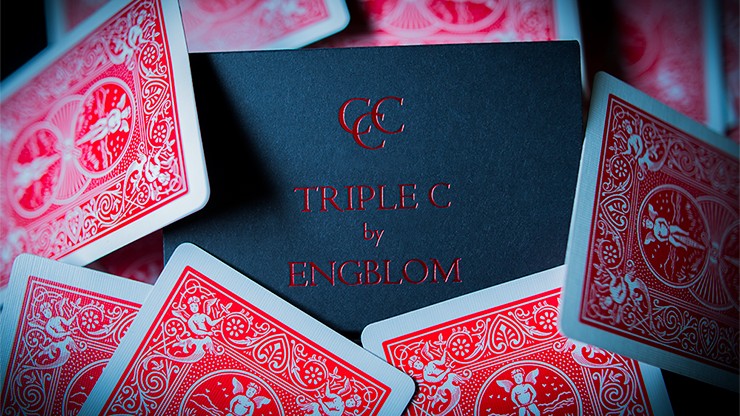 Triple C, Red - Gimmicks and Online Instructions by Christian Engblom and Expert Playing Card Company