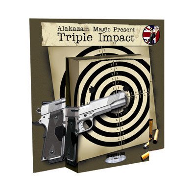 Triple Impact Version 2.0 w/DVD by Alakazam Magic UK