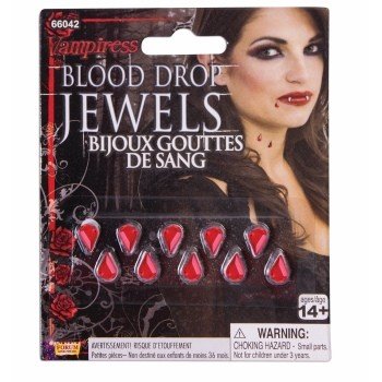 Vampiress Blood Drop Jewels (C15)