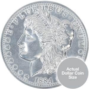 Jumbo Coin, Morgan Dollar - 3 inch