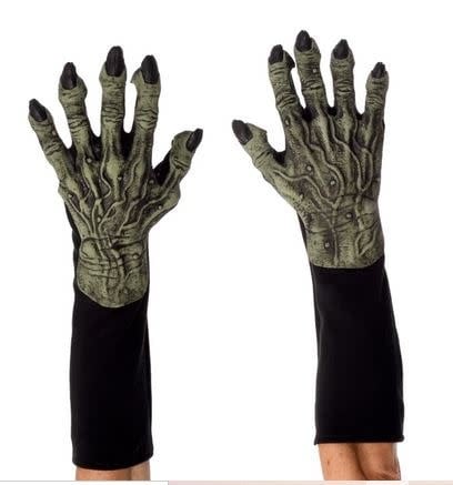 Green Witch Monster Gloves