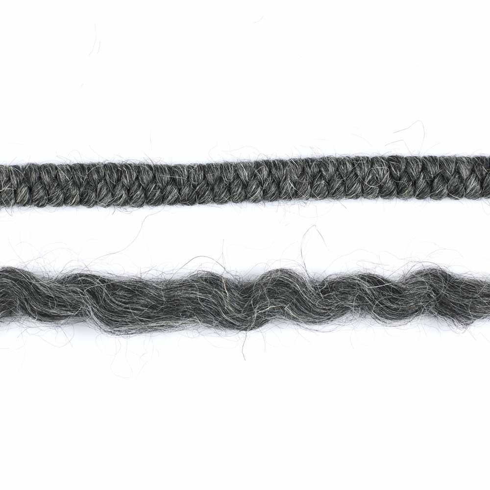 Crepe Hair Wool 36 inch Dark Grey by Ben Nye