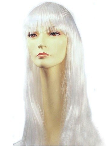 Long Pageboy, White Wig