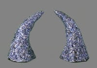 Horns Wizard Blue Glitter (C2)