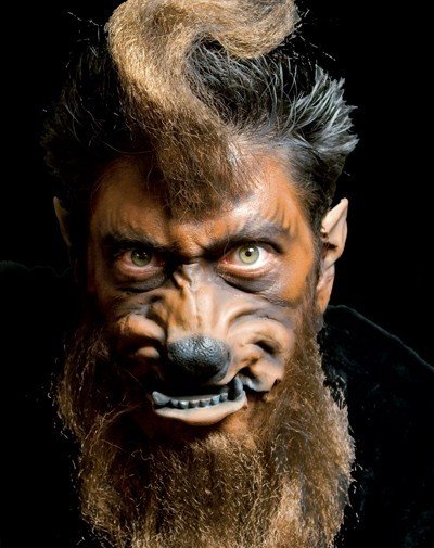 Werewolf Face Prosthetic by Woochie