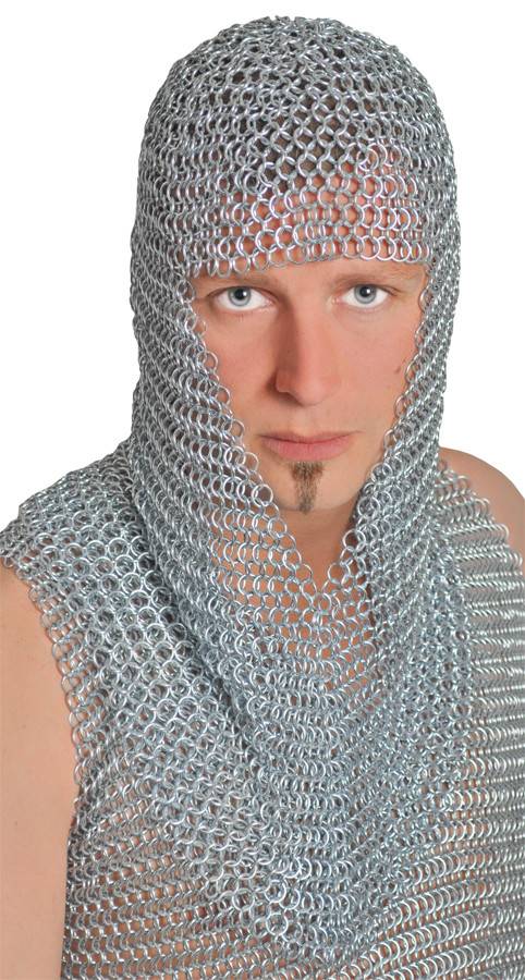 Chainmail Hood - Long by Morris Costumes