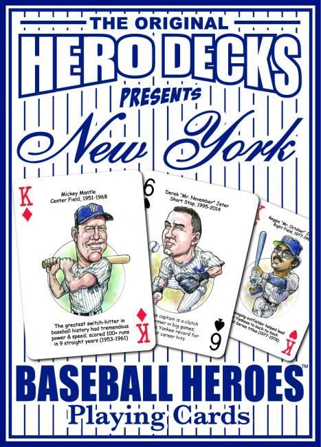 Hero Decks: New York Yankees Baseball Playing Cards by Parody Productions LLC