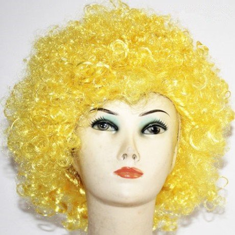 Afro Bargain, Yellow - Wig