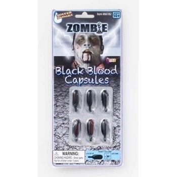 Blood Capsules, Black - Zombie